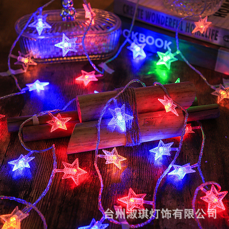 10 METERS Christmas STAR SHAPED LED LIGHTS