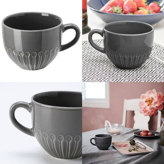 MODERN  Grey MUG set