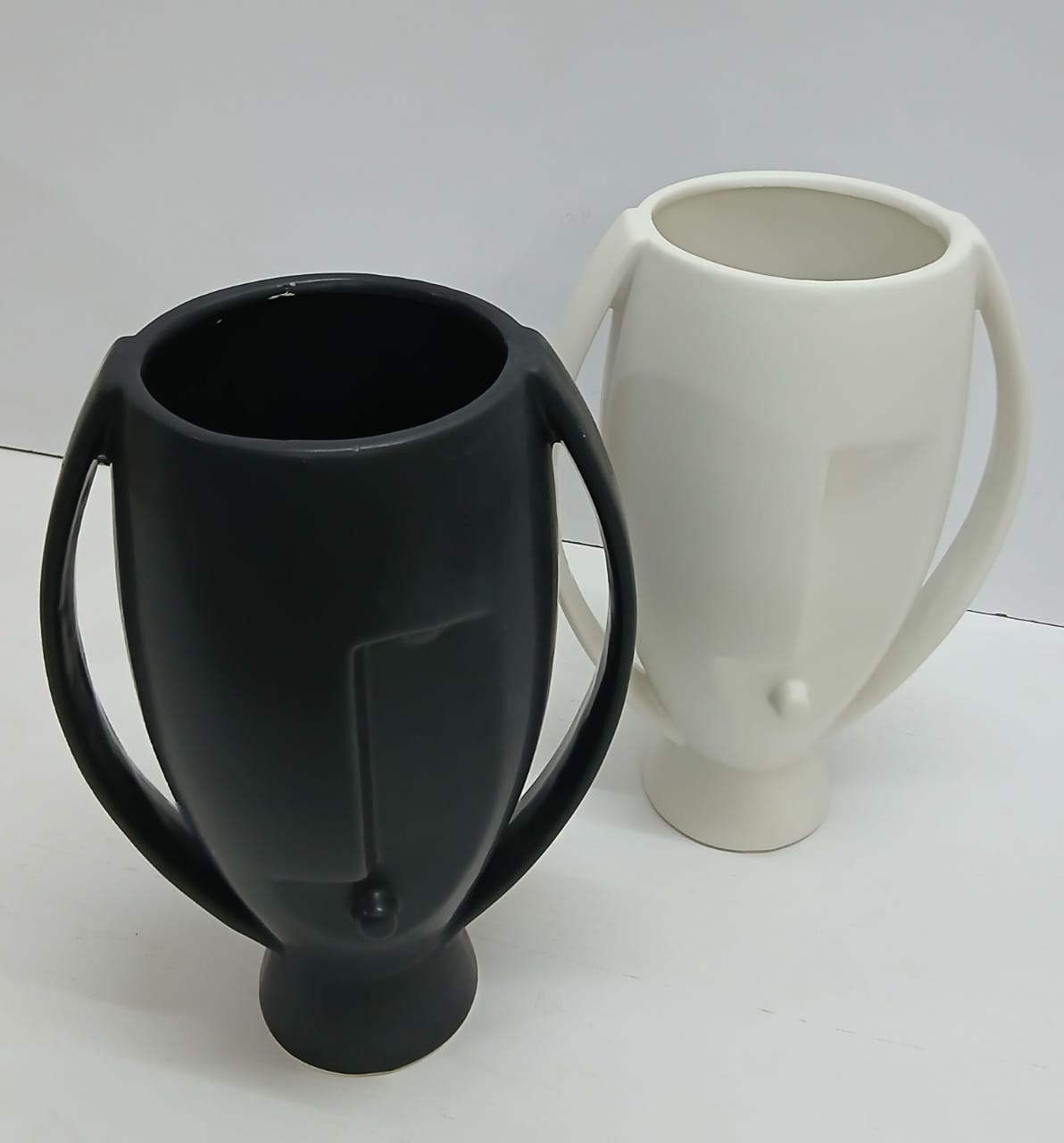 Face Decorative flower Vase