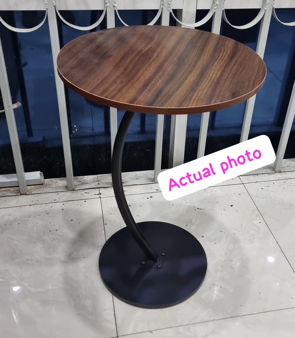 Round side table