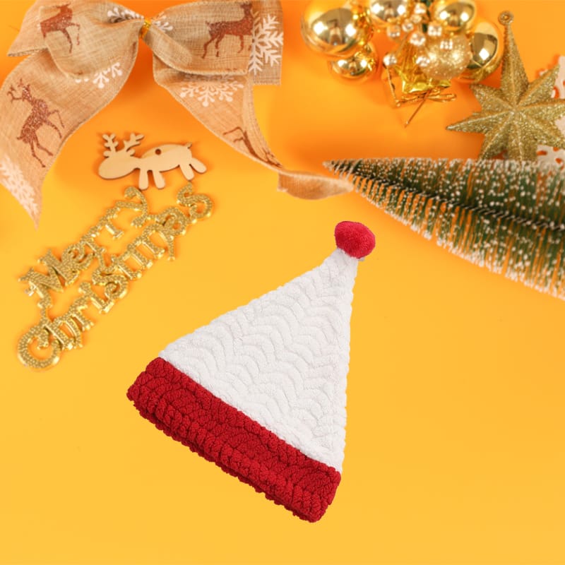 New Santa Hats For Adults And Kids Christmas Cap Creative Wheat Grain Santa Hats Party Caps Bobbles Hat