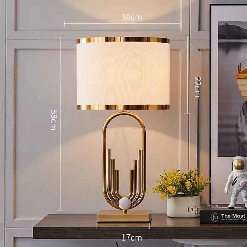 Luxury modern bedside lamp / study lamp