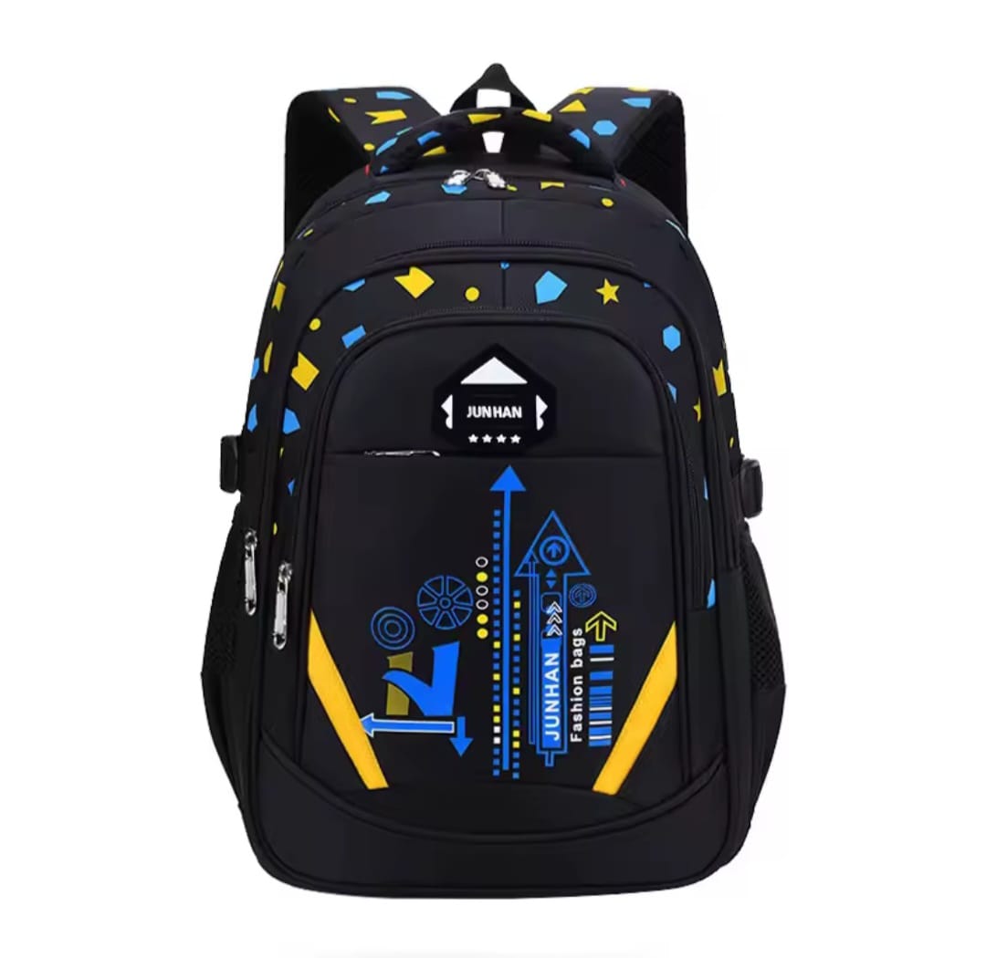 Geometry pattern light weight school bags. Large capacity backpack.