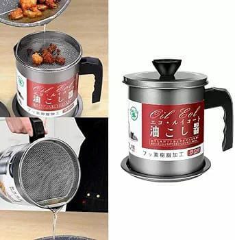 Stainless steel oil filter 1.4L jar