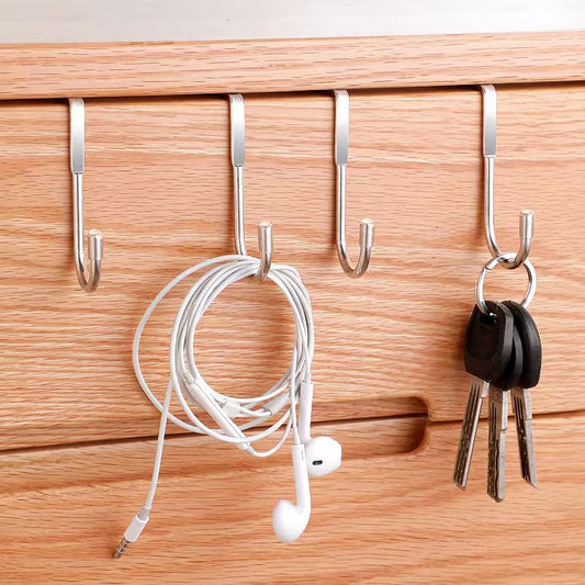 S shaped kitchen punch free hook