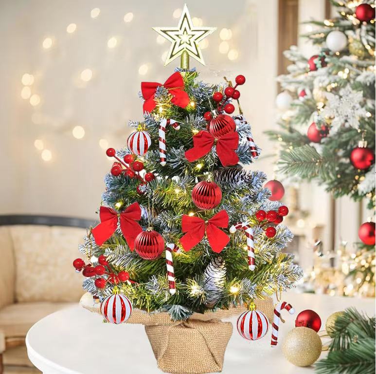 Mini Table Top Christmas Tree With Decorations