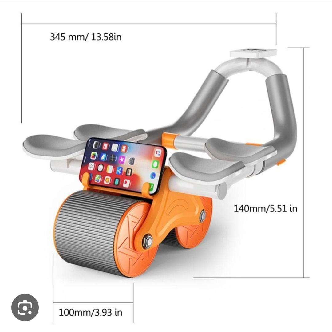 4 elbow pad automatic rebound healthy abdominal wheel