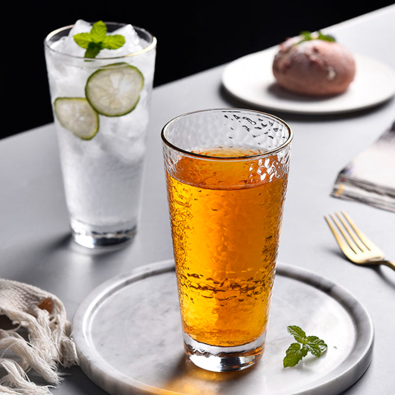 Bubble pop water/juice glass