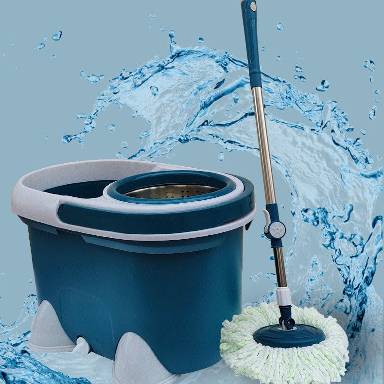 Heavy duty magic spin mop with wheels