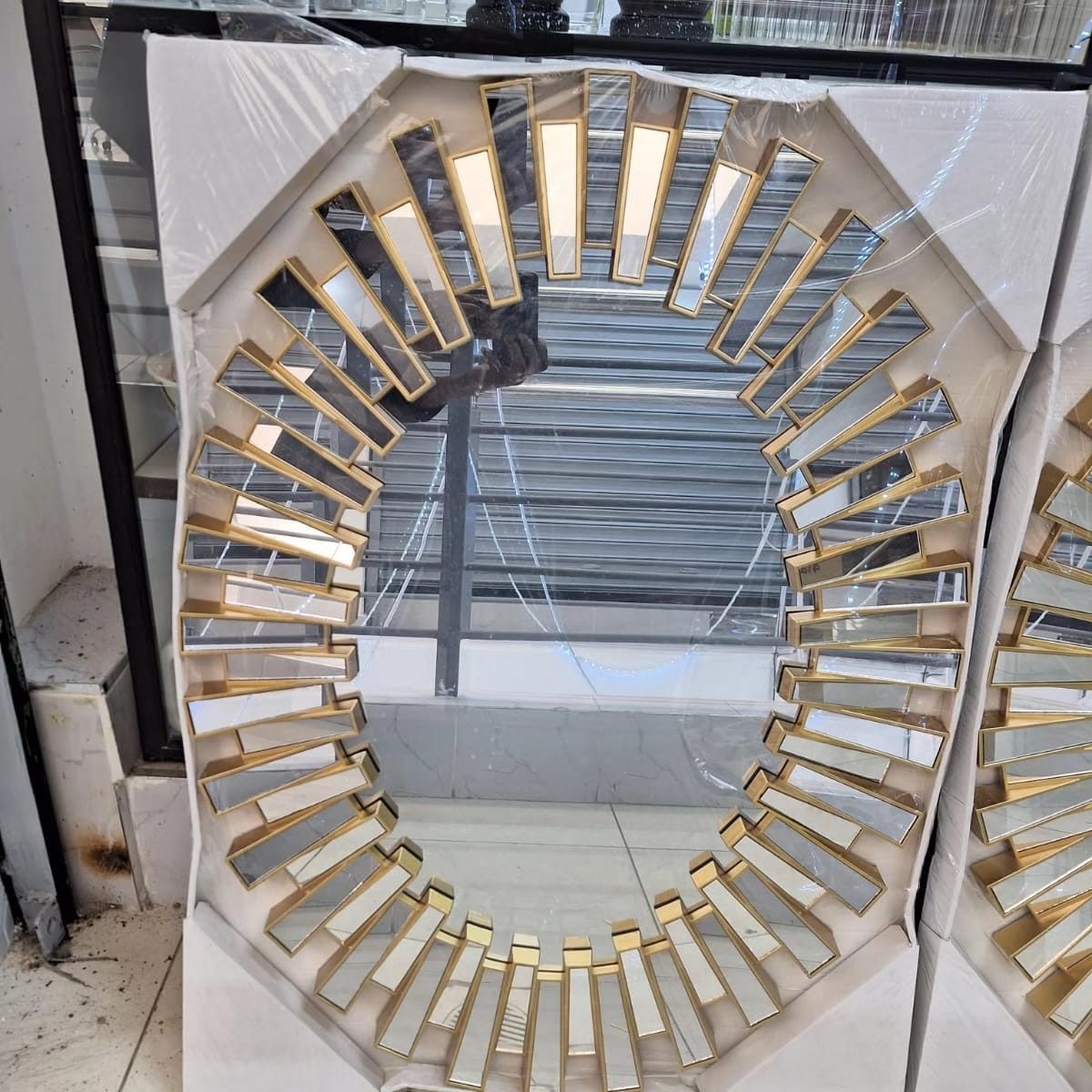 Sunburst Oval luxury wall decor mirror (Big size)