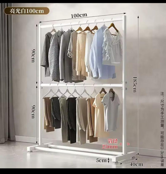Clothes Rack for Living Room/Floor Standing Coat Hanger