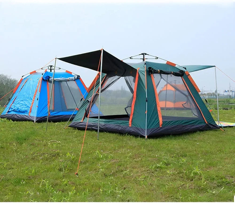Automatic outdoor camping tent