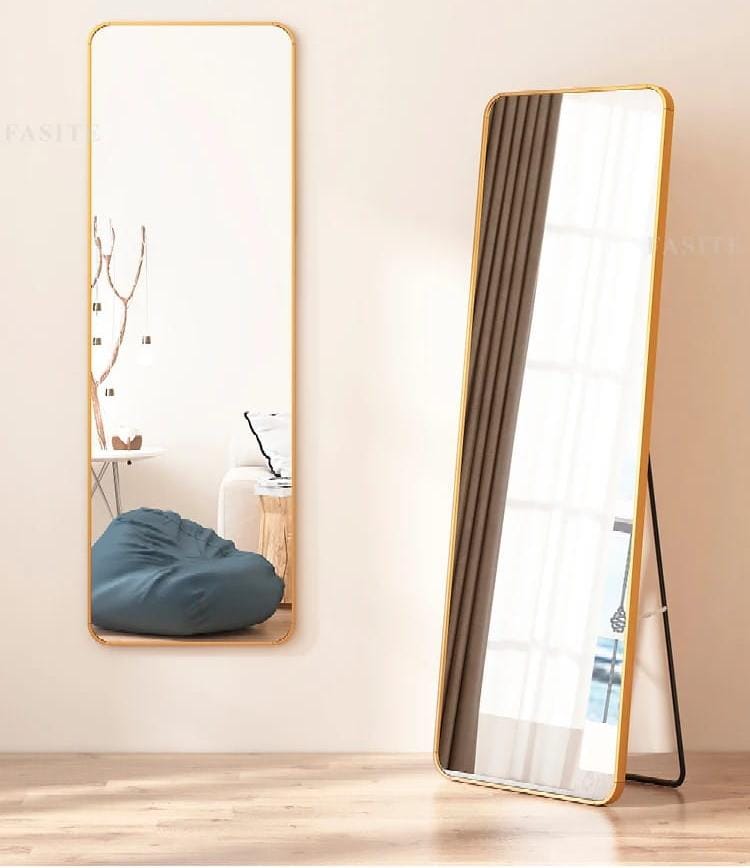 Full body rectangular framed dressing mirror