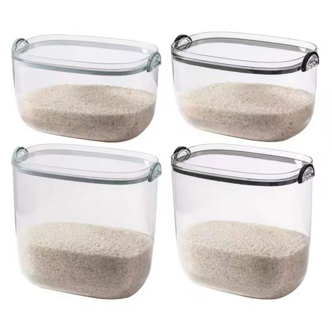 Acrylic Rice/Cereal  airtight storage containers