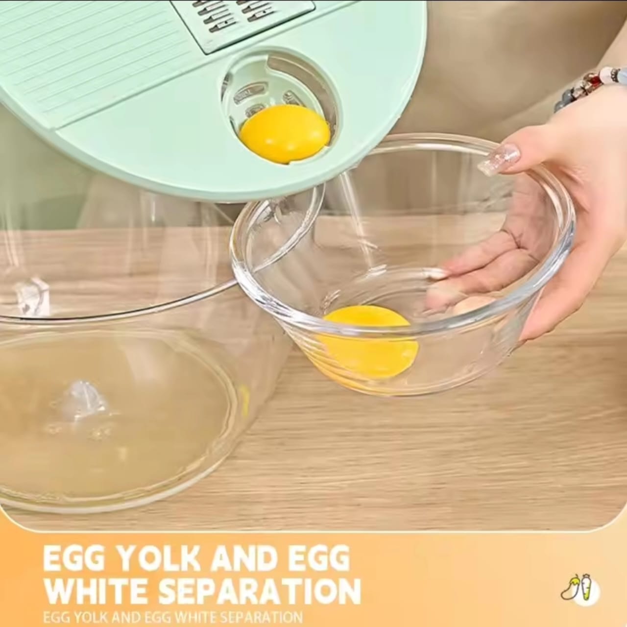 Multi-functional 8pcs Salad Spinner with Vegetable Chopper