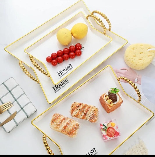 3 pcs tray house acrylic