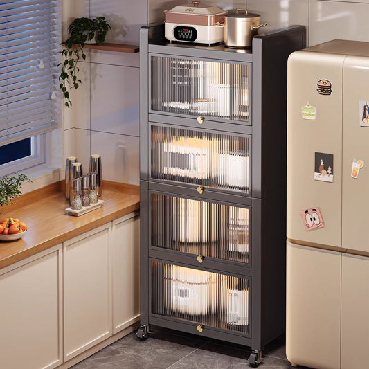 Multipurpose Storage Cabinets /Rack Space Saver Made of High Quality Rust-Free Steel