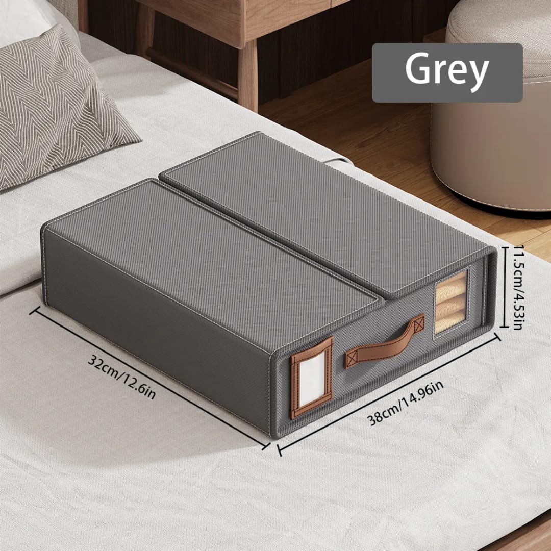 Stackable Fabric Closet Storage Organizer Box