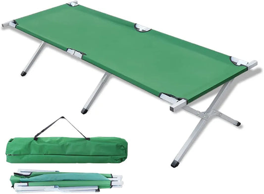 Foldable camping bed