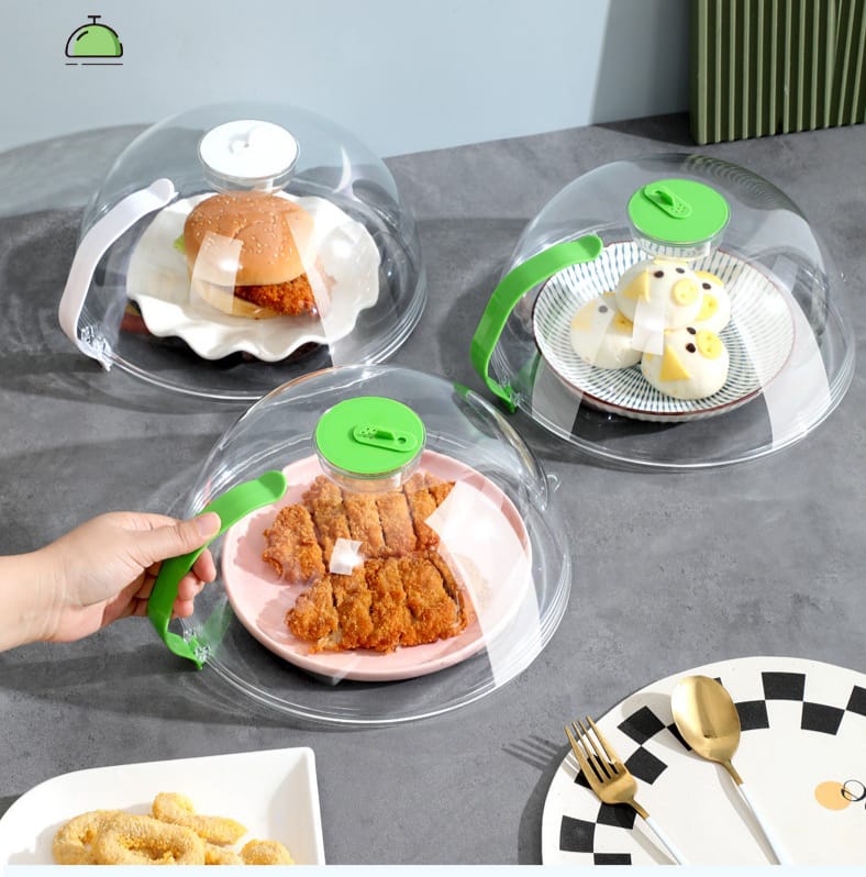 New design big size acrylic microwave food cover