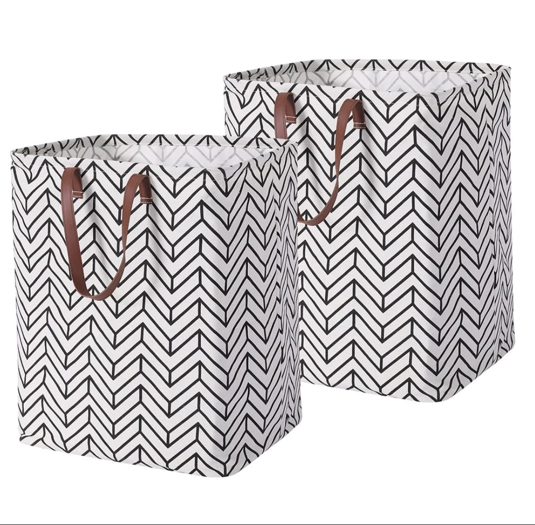Boho Style Fabric Laundry Basket
