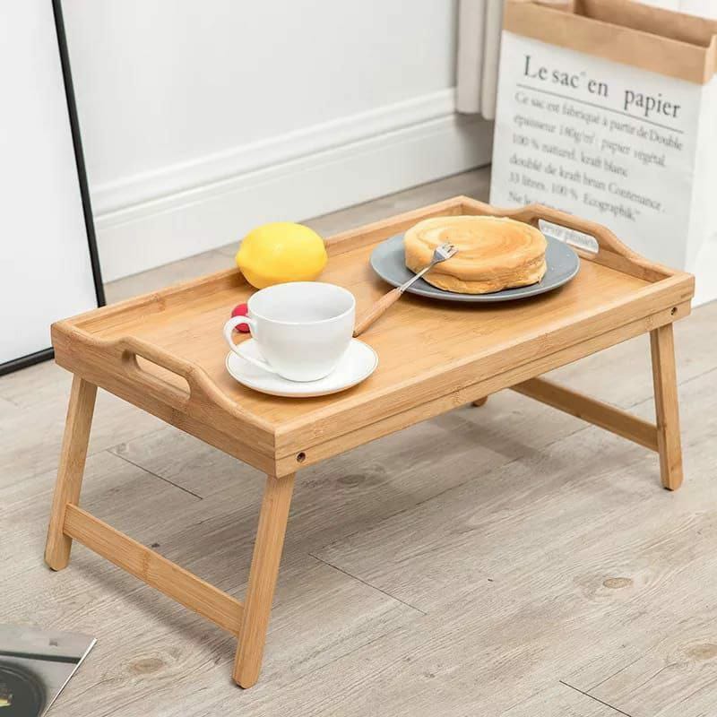 bamboo bedside / breakfast  tray