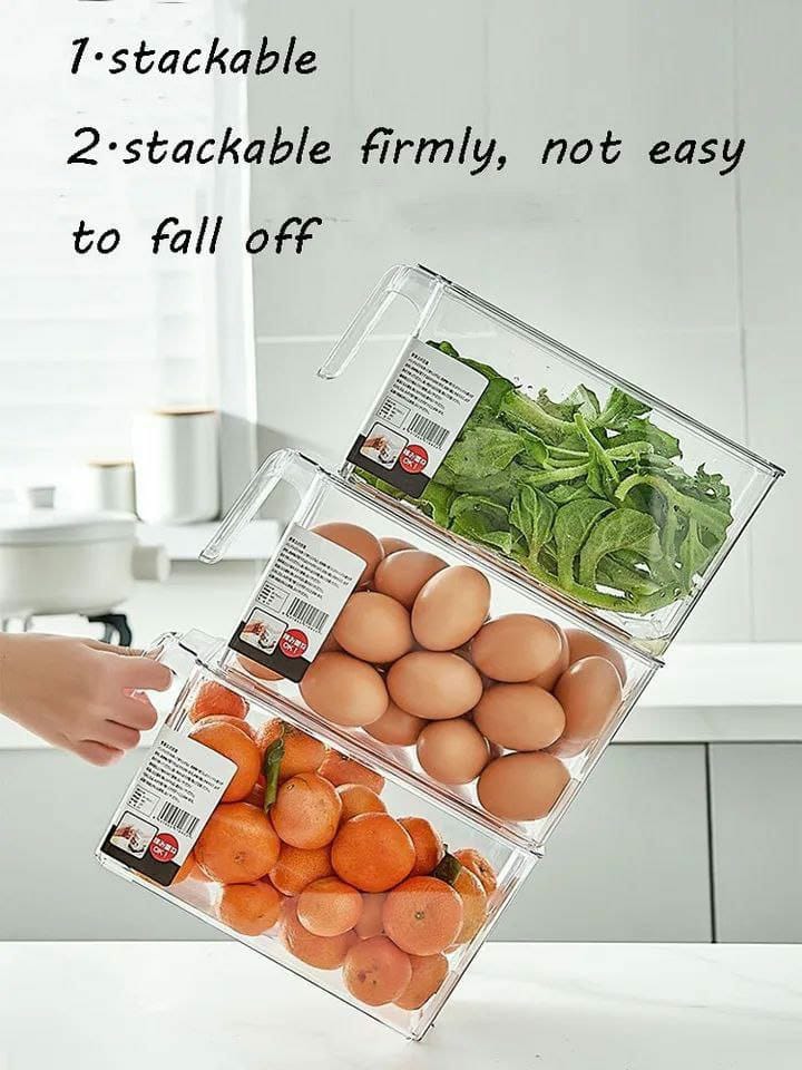 Transparent storage container