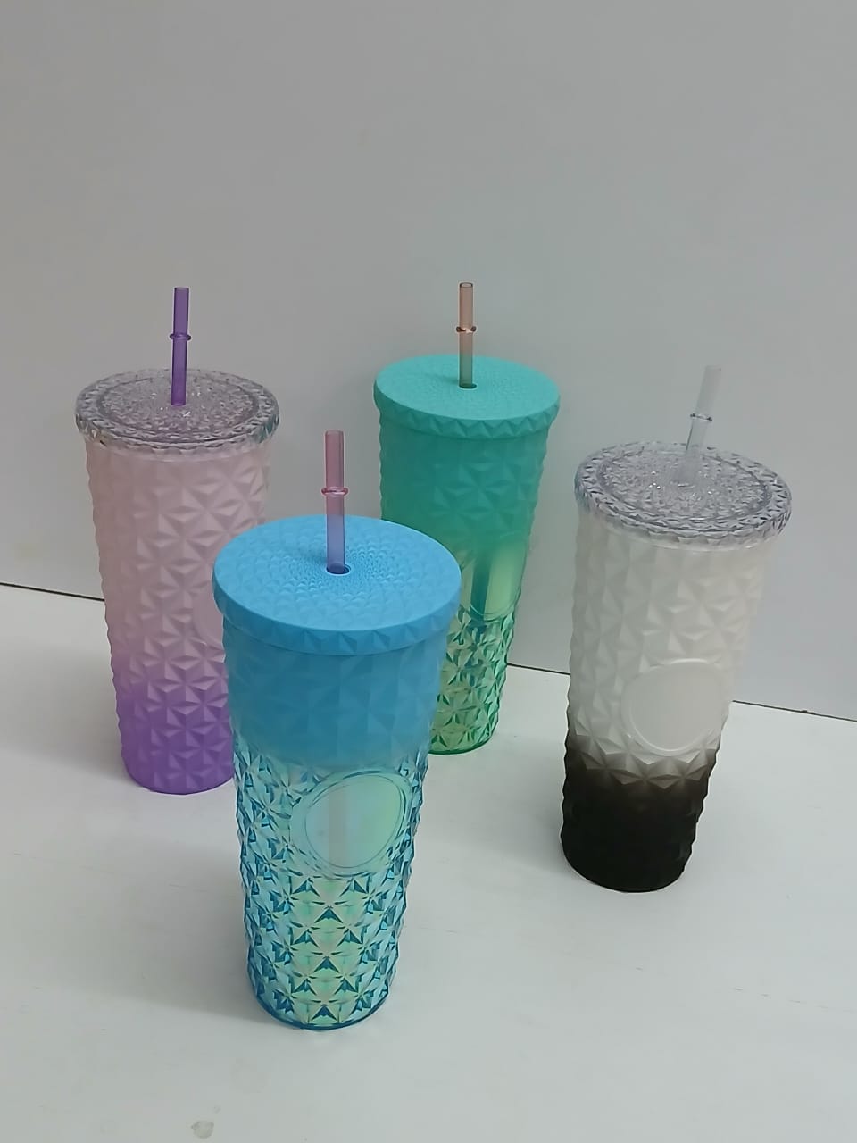Double walled coloured acrylic Water / Juice  Tumbler