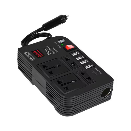 300W Car Inverter 12V 220V Modified Automobiles Inversor Converter 4 USB Socket Adapters Auto Charger Power Inverter