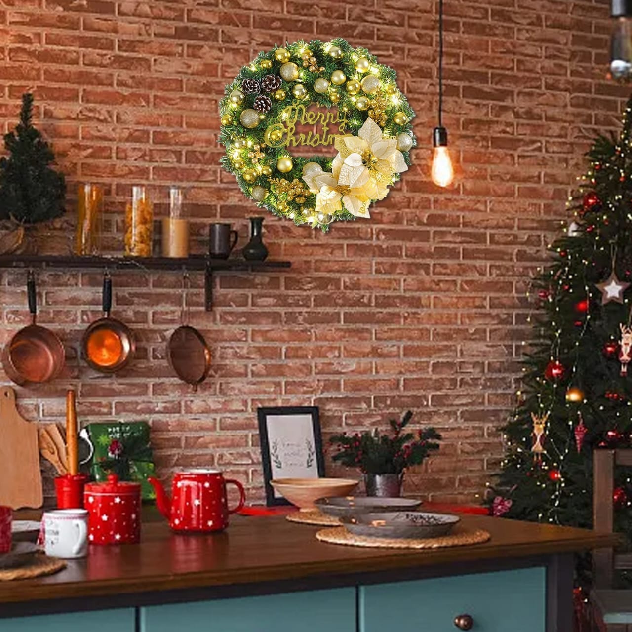 Christmas Door Wreath Decor