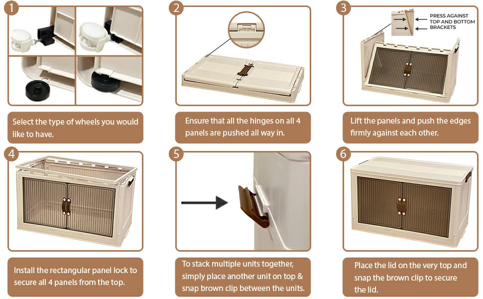 Double layer Foldable, Stackable Nordic Plastic Kitchen Cabinets with wheels, for Home Furniture. Multi-layer Foldable Storage Cabinet Living Room Multifunction Storage Box