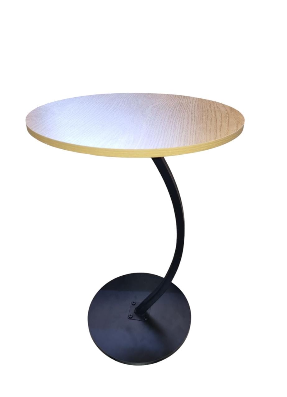Round side table