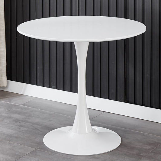 Wooden Top Round Table with Metallic Base & Stand (Table only)