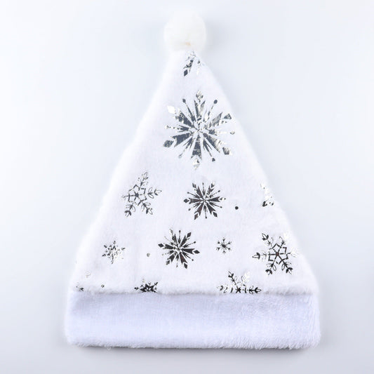 White Christmas hats