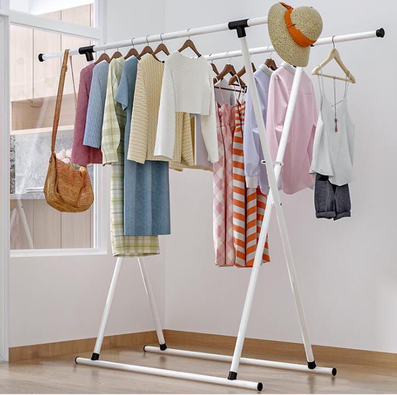 Simple Metal Iron Coat Clothes Rack