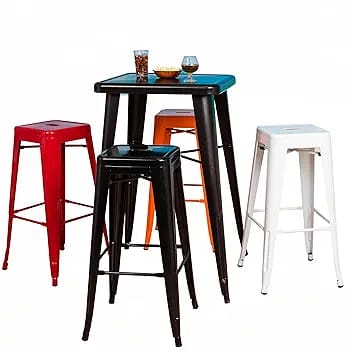Bistro Metallic Kitchen Island Stool
