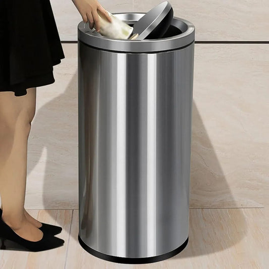 Stainless Steel Swing / Swivel Dustbin