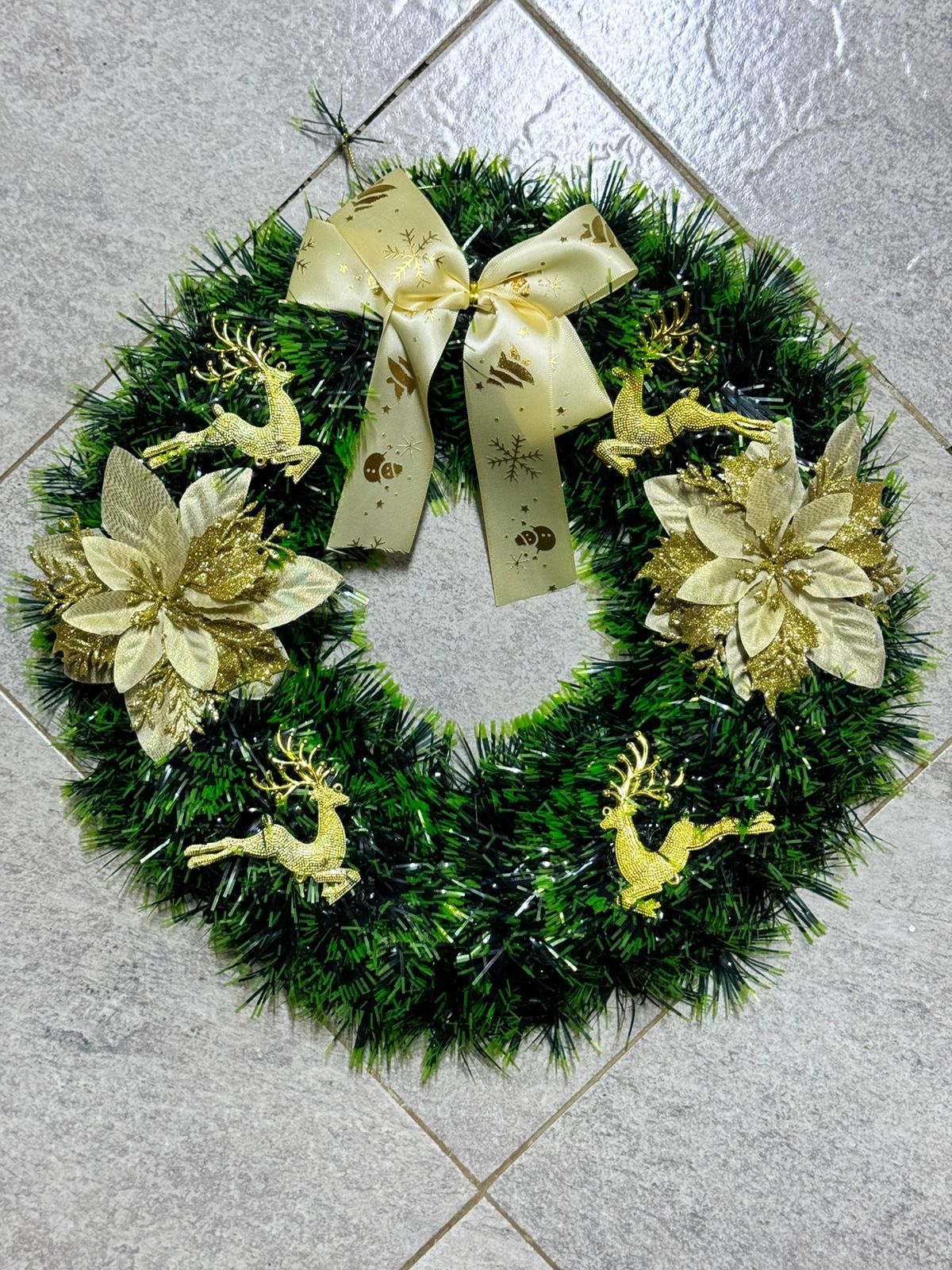 40CM Christmas Wreath for Front Door \ Window