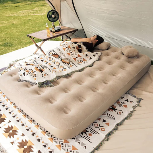 INTEX INFLATABLE MATTRESS Plus Free -ELECTRIC pump and 2 pillows