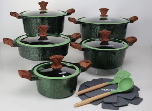 12 PCs set Granite cooking pots