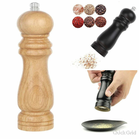 Wooden salt / pepper grinder