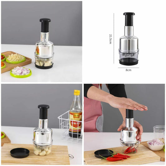 Stainless Steel Manual garlic / chopper
