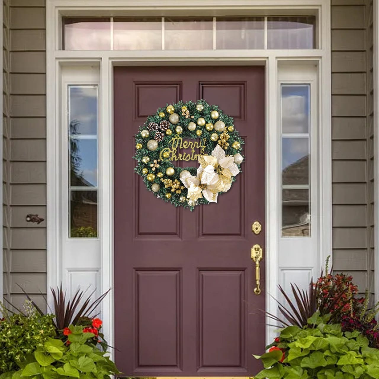 Christmas Door Wreath Decor