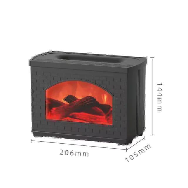 High Quality 3D Fireplace Aromatherapy Diffuser cool Mist Humidifier