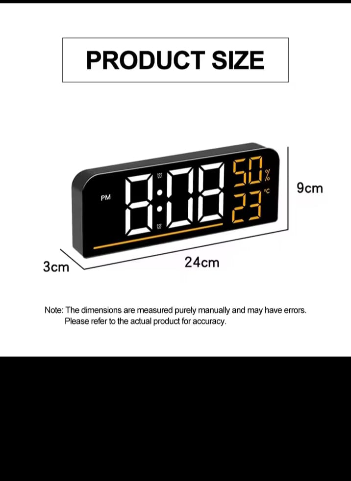 BEAUTIFUL LED Wall Table Clock