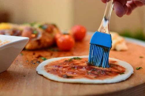 Pastry silicone brush or silicone spatula