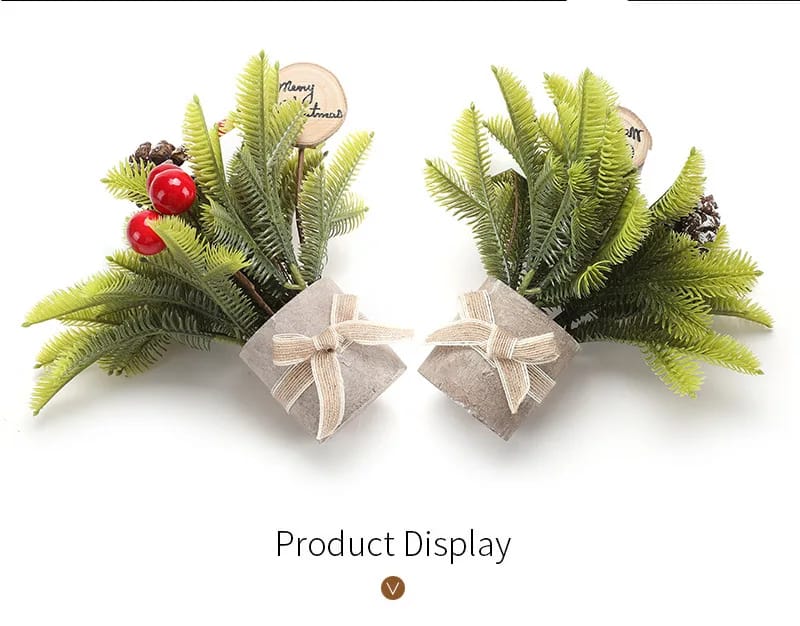 1Pcs Tabletop Exquisite Mini Christmas Tree