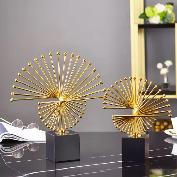 Executive Metal abstract spiked Sculpture for Office and Living Room