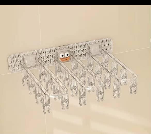 24 clip Multifunction Wall Folding Cloth Hanger