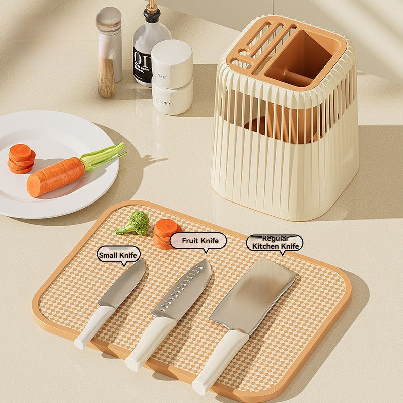 360° rotatable Multifunctional cutlery and chopstick holder
